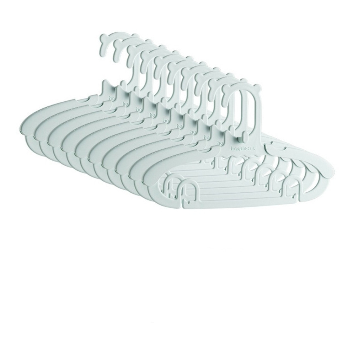 Pack X 10 Perchas Para Bebe Y Niño Expandible Ahorra Espacio - Imagen 6