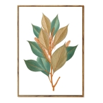 Set 3 Cuadros Decorativo + Marcos Madera Tripticos Plantas - Imagen 4