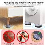 Soporte Base Lavarropa Heladera Mueble Antideslizante X4 - Imagen 7