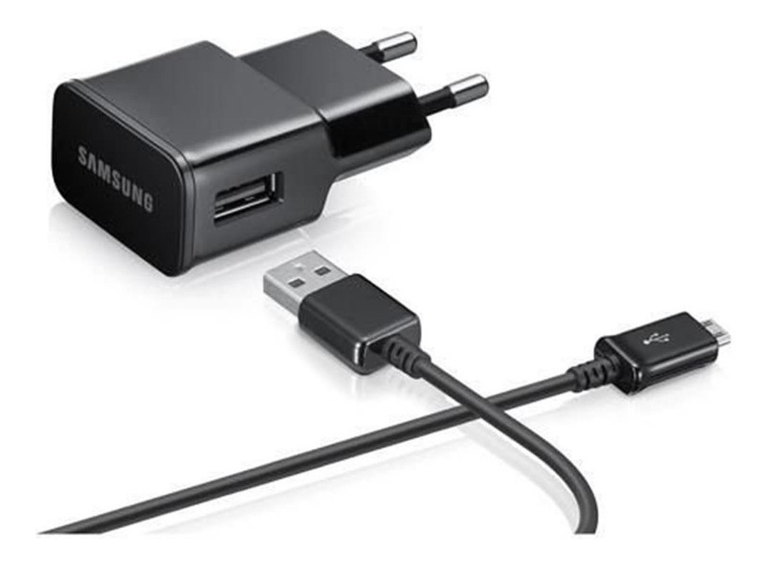 D_654290-MLU40509943102_012020-F.jpg Ficha De Cargador Samsung Original Negro Y Blanco - Imagen 1