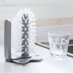 Cepillo Doble Lava Vasos Tazas Limpieza Con Ventosas Pileta - Imagen 5