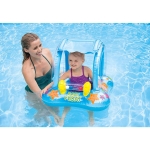 Salvavidas Inflable Para Bebe Con Techo Filtro Uv Intex - Imagen 5