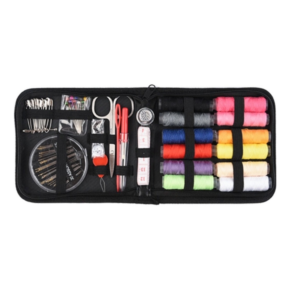 Set De Costura Completo Costurero + 12 Rollos Total 72 Pzas - Imagen 1