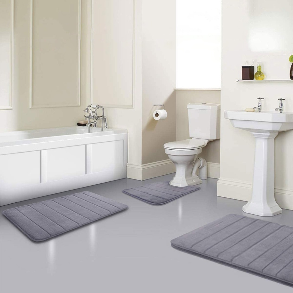 Alfombra Baño Memory Foam C/ Memoria 78x50cm - Imagen 14