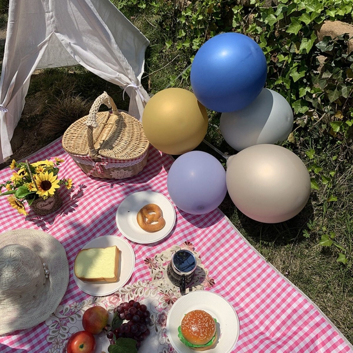 Mantel Para Picnic Impermeable Playa Camping Iluminaras - Imagen 30