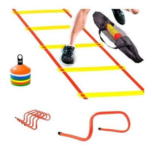 D_657137-MLU40243862056_122019-F.jpg Set Entrenamiento Escalera Conos Vallas Deportivas Iluminara - Imagen 1