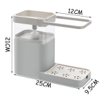 Soporte Dispensador Para Esponja + Jabon Y Rejilla Cocina - Imagen 3