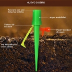 Tapa Botella Auto Riego Masetas Goteo Plantas Viaje X1 - Imagen 3