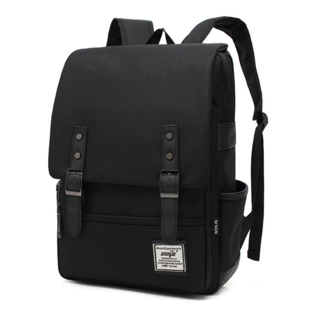 Mochila Unisex Laptop 17' Detalles En Ecocuero - Imagen 1