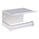 Soporte P/ Papel Higienico C/ Base Celular Portarrollo Inox - Imagen 2