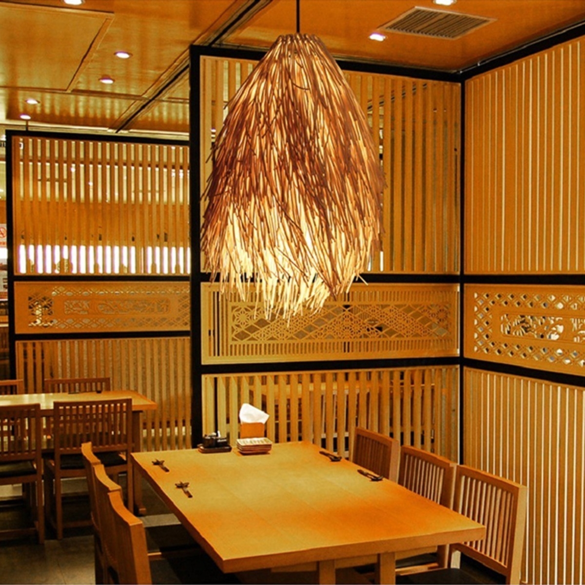 Lampara De Techo Estilo Tropical 60cm - Iluminaras - Imagen 2