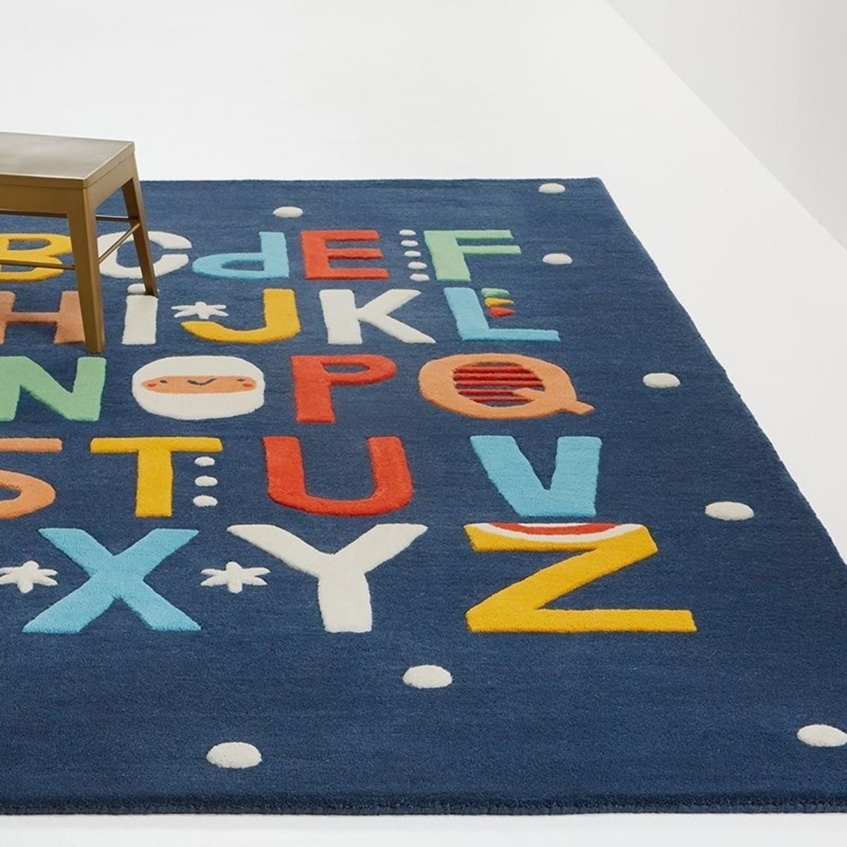 Alfombra Infantil Estilo Nordico Abecedario 80x120 Iluminara - Imagen 2