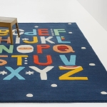 Alfombra Infantil Estilo Nordico Abecedario 80x120 Iluminara - Imagen 2