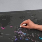 Mapa Para Raspar Mapamundi Scratch Map 82x59 Edición Capital - Imagen 4