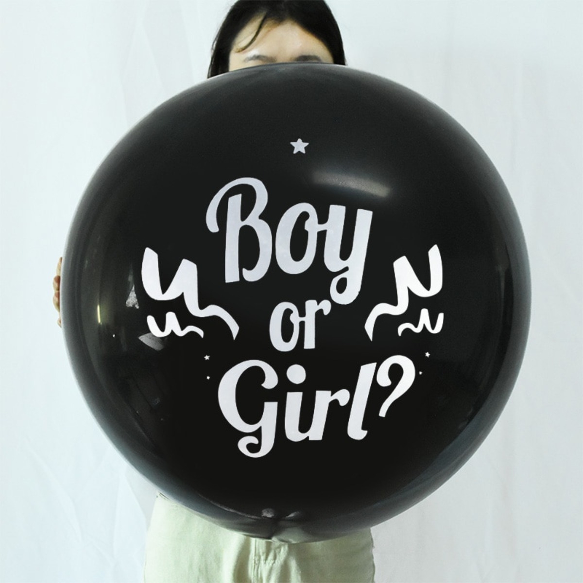 Globo Fiesta De Revelacion De Genero Bebe Baby Shower 90cm - Imagen 8