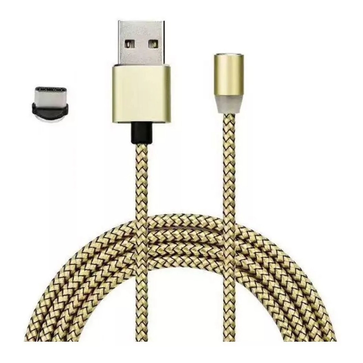 Cable Magnetico Iman Cargador Tipo C Mallado 2 A - Imagen 6