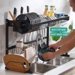 Escurridor De Platos Vasos Cubiertos Copas Premium 85cms - Imagen 4