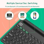 Teclado Inalámbrico Bluetooth Multi Device Celular Tablet Pc - Imagen 17