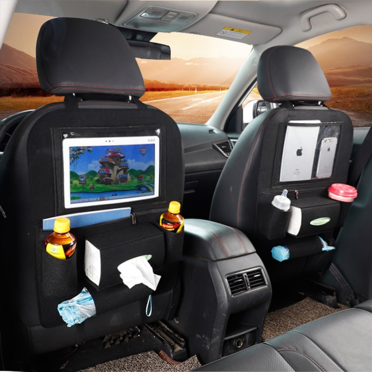 Organizador Multifunción De Automovil Varios Compartimentos - Imagen 6