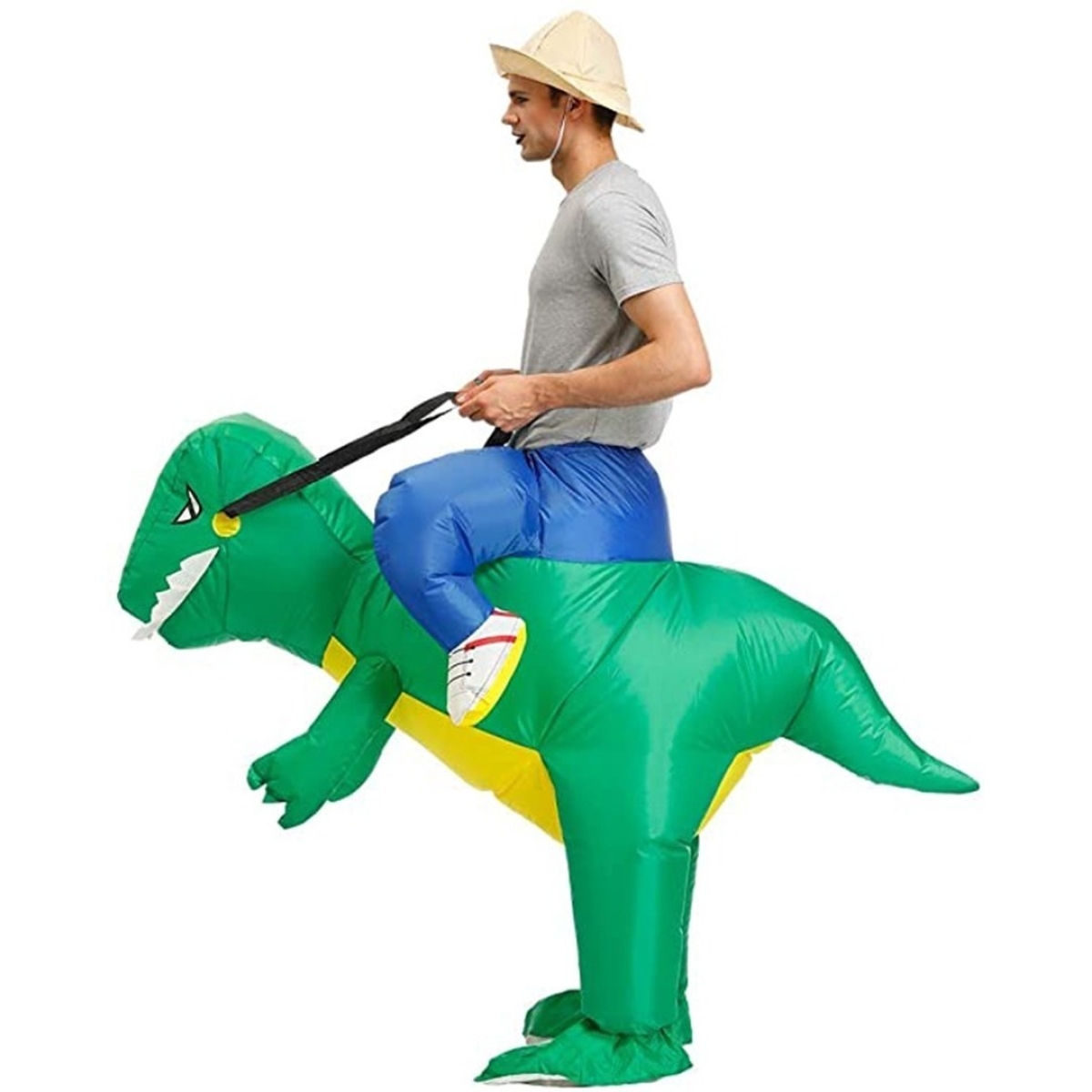 Disfraz Inflable Adulto Dinosaurio Diversión Fiestas - Imagen 4