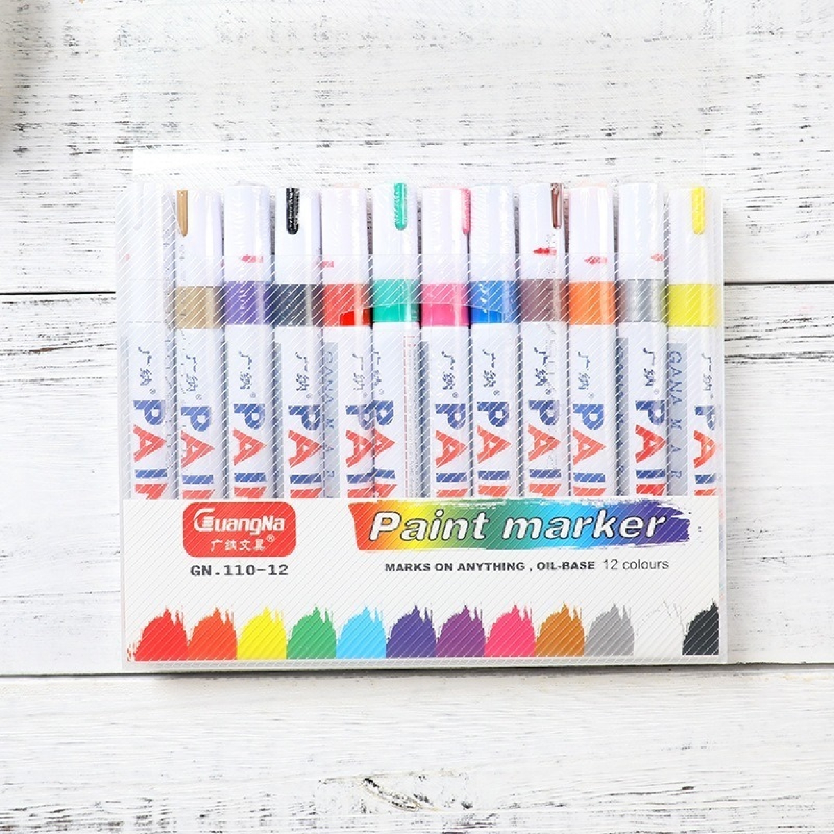 Marcador Permanente Multiuso Varios Colores Unidad - Imagen 9