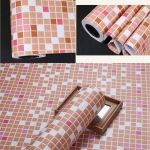 Papel Adhesivo Empapelar Paredes Azulejos Cuadriculado - Imagen 5