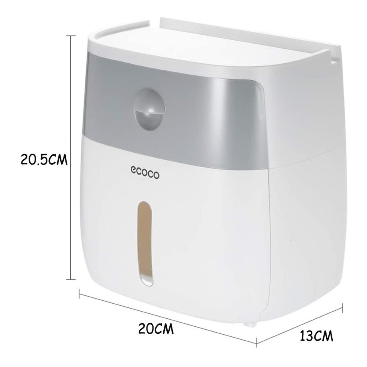 Dispensador De Papel Higienico Con Cajon Baño - Imagen 4