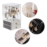 Organizador Exhibidor De Joyas Joyero Diseño Acrilico Cajón - Imagen 16