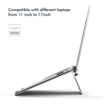 Soporte Plegable Para Laptop De Aluminio Macbook Notebook - Imagen 5