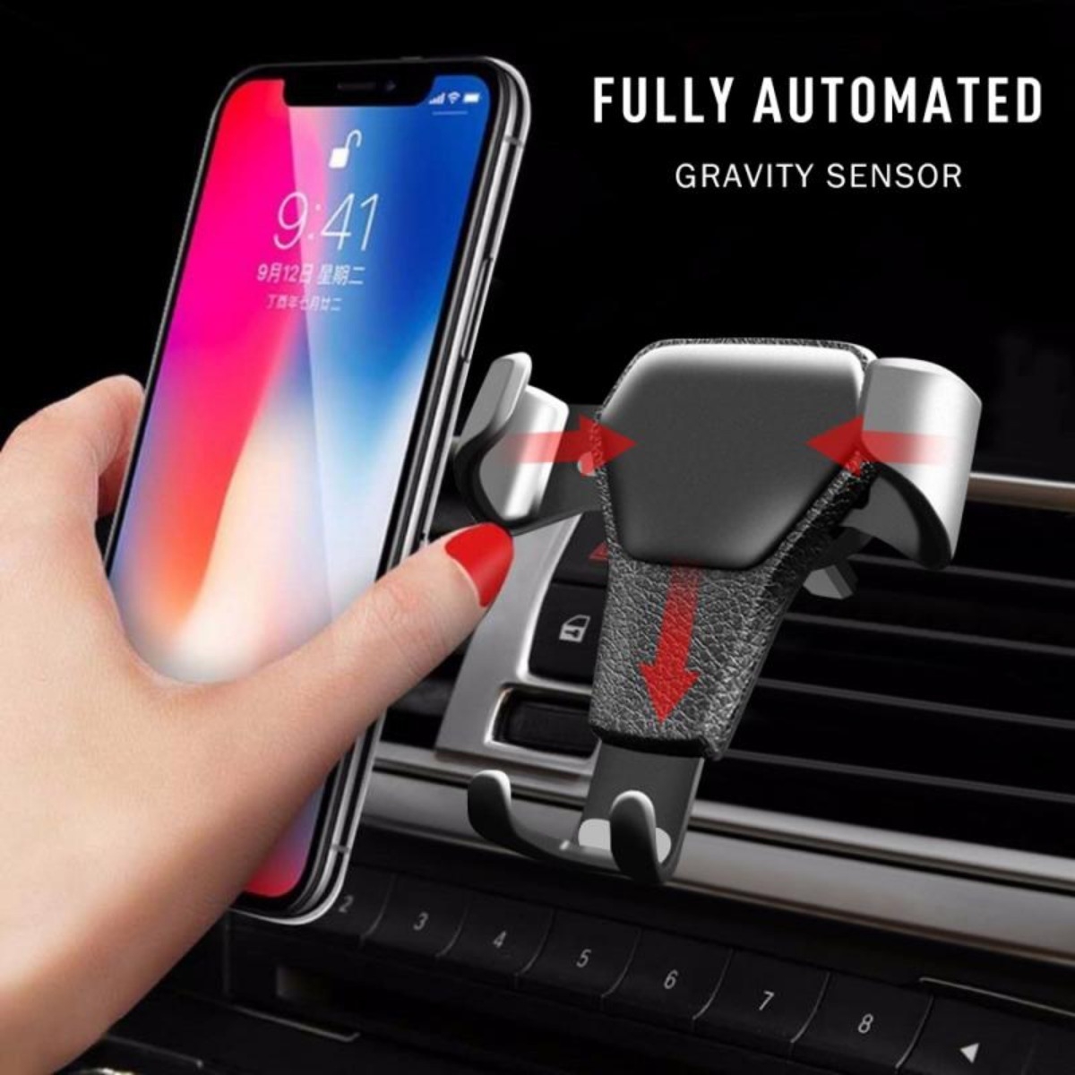 Soporte Universal Celular Ajuste Automatico Para Auto - Imagen 9