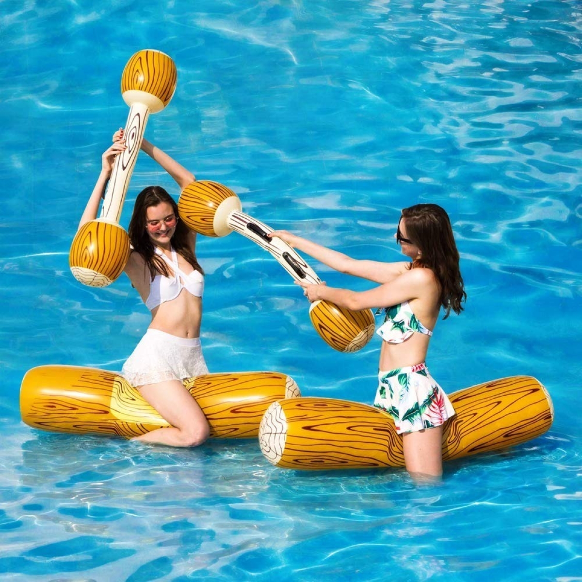 Set X2 Juegos De Deportes Acuáticos Niños Adultos Pool Party - Imagen 5