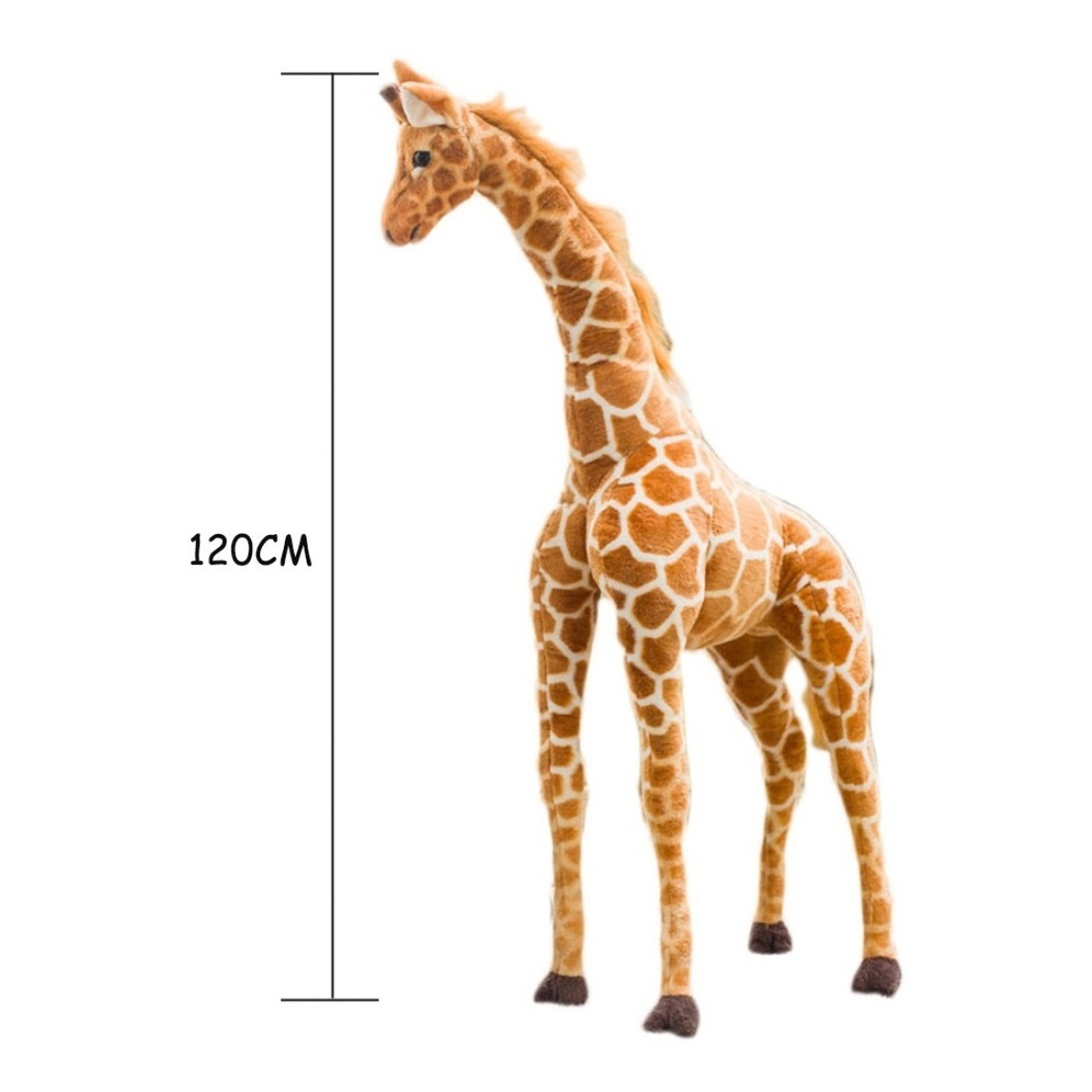 Peluche Imitación Jirafa Grande Decorativo 120 Cm - Imagen 2
