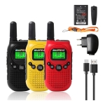 Set X2 Handies Baofeng T6 32km Walkie Talkie Con Auriculares - Imagen 7