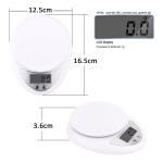 Balanza Digital De Cocina Bowls Bols Reposteria 1kg / 0.1g ® - Imagen 4