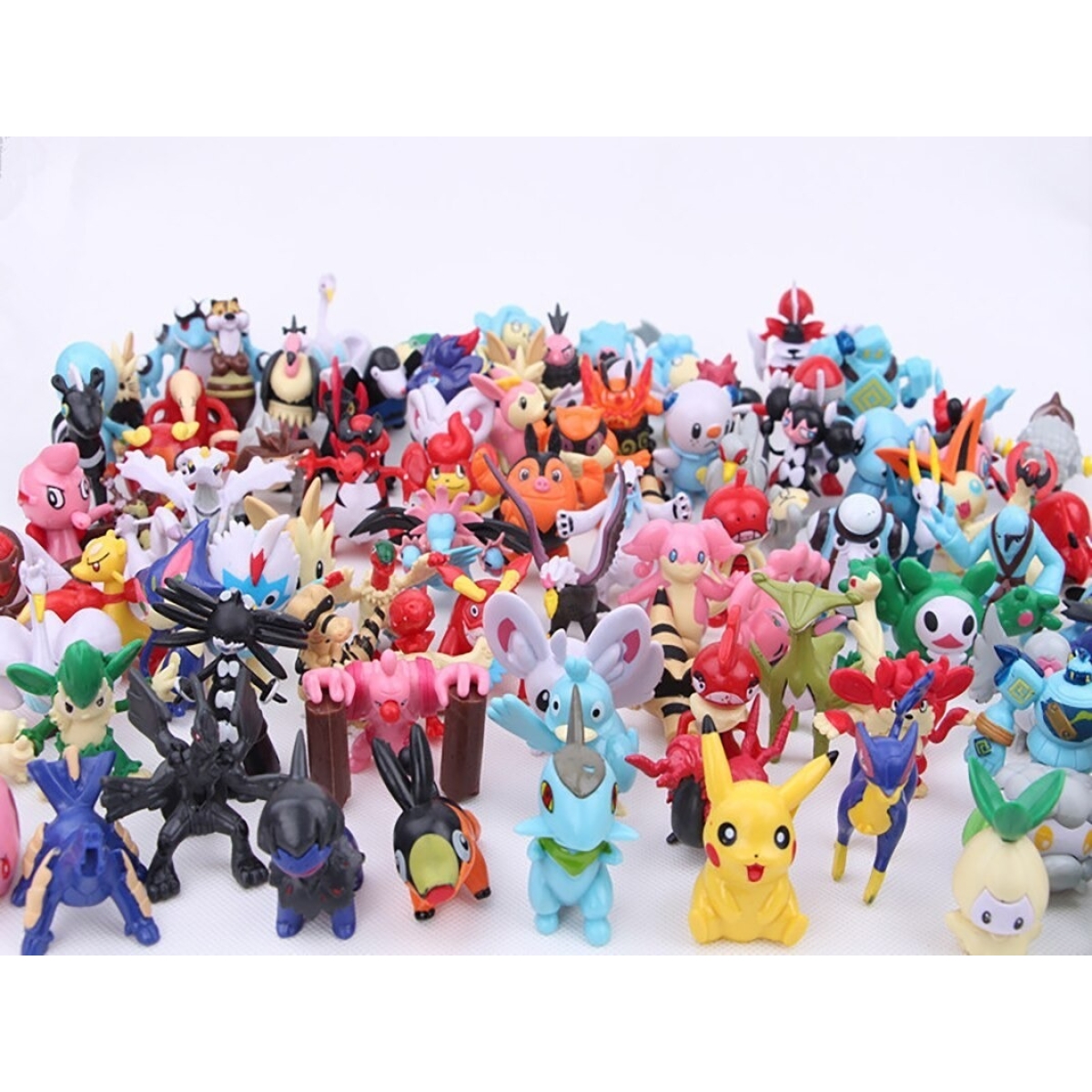 Kit 100 Pokemones 3-5cm Pokemon Juego Niños Muñecos +grandes - Imagen 4