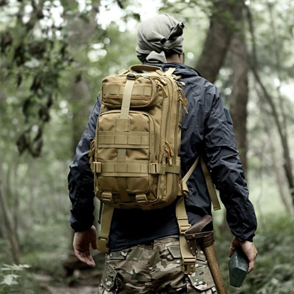 Mochila Táctica De Camping Mochilero Tipo Militar 30 Lts - Imagen 14