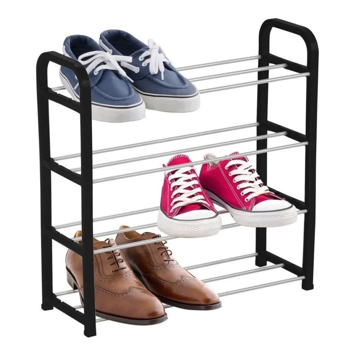 Zapatera Estante Organizador Plegable Para Zapatos 4 Niveles - Imagen 1