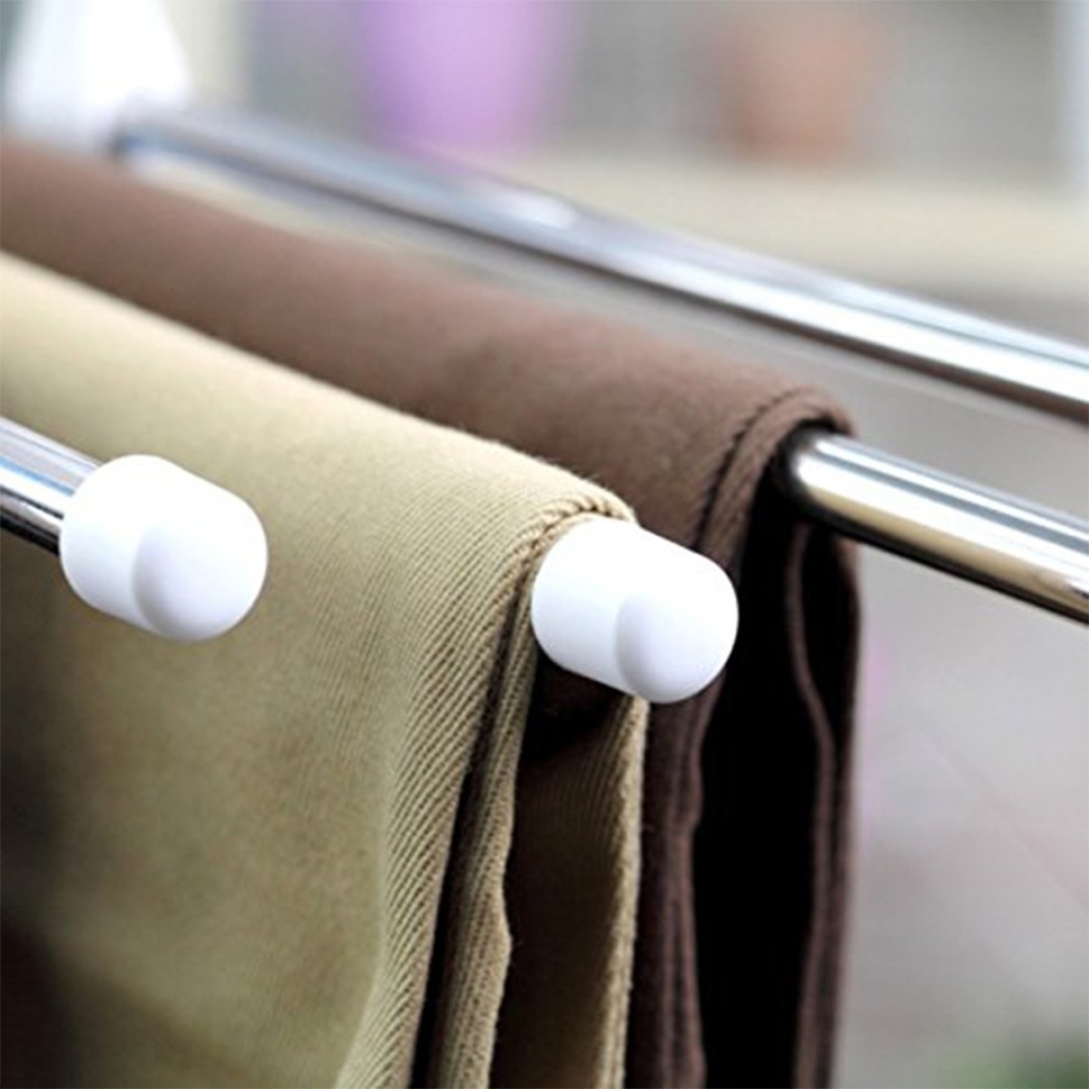 Perchas Practicas Organizador Acero Inoxidable - Imagen 13