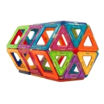 Juego Construcción Bloques Magnéticos 84 Piezas Educativo - Imagen 5