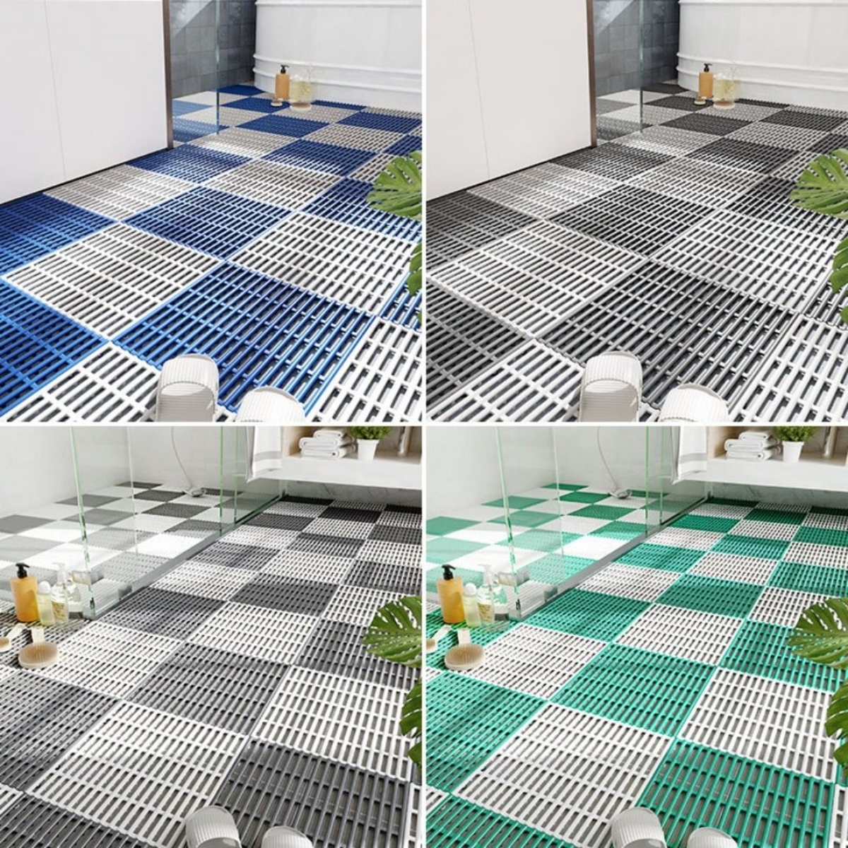 Alfombra Para Baño Ducha Antideslizante Encastrable 30x30 - Imagen 3