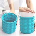 Hielera Circular Silicona Congela Rápido Enfria Latas 1000ml - Imagen 5