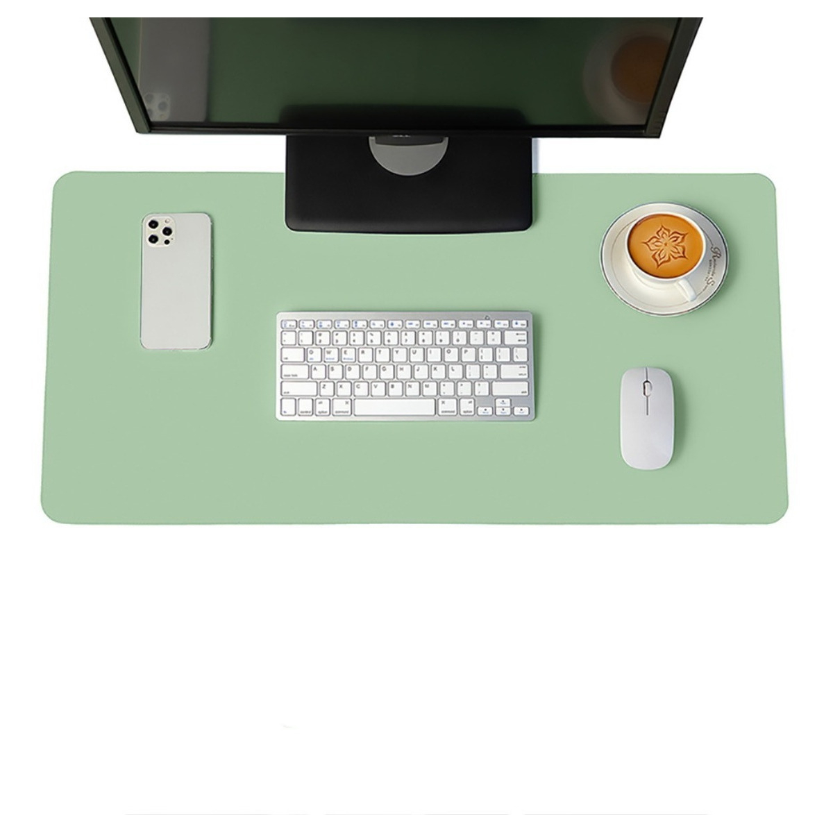 Mouse Pad Liso Cuero Pu 45cm X 90cm X 3mm - Varios Colores - Imagen 1
