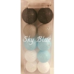 Guirnalda Esfera Decorativas Con Luz Ledazul,blanco,celeste - Imagen 8