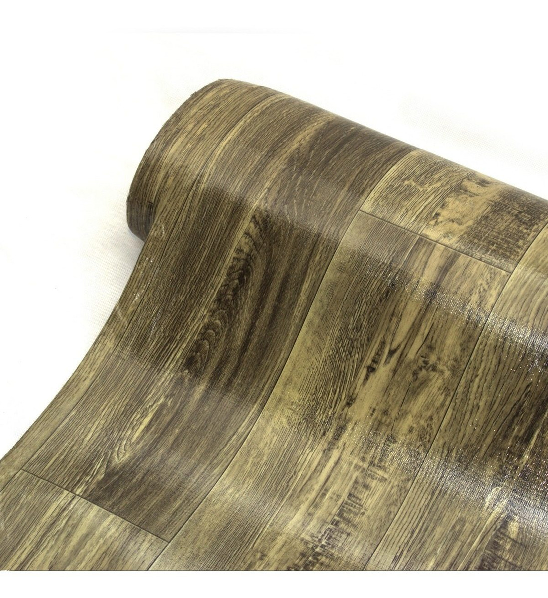 D_691852-MLU47834039205_102021-F.jpg Piso Vinílico O Pared Símil Madera Oscura Ancho 2 Metros - Imagen 1