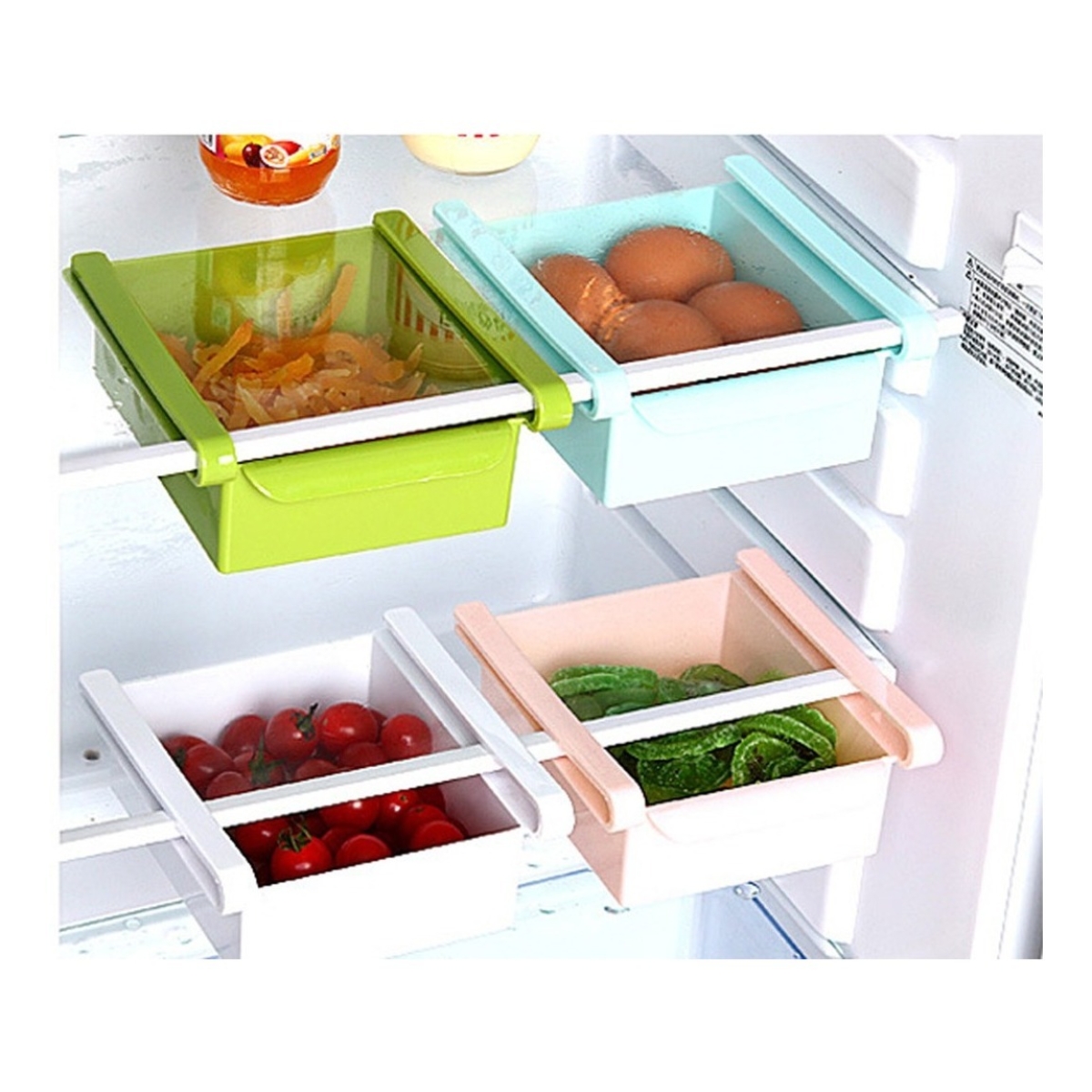 Cajón Organizador Plástico Para Heladera - Imagen 4