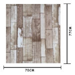 Revestimientos Adhesivo Panel 3d Simil Madera Claro 0.8mm - Imagen 2