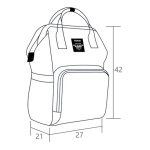 Bolso Mochila Maternal Heine Super Cómodo Varios Colores - Imagen 10