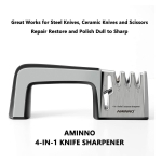 Afilador Cuchillos Y Tijeras Acero Inoxidable - Iluminaras - Imagen 3