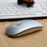 Mouse Ultra Slim Inalámbrico Recargable Con Nano Receptor - Imagen 2