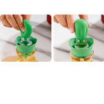 Aceitera Dispensador Aceite Vidrio Y Silicona Pincel Medidor - Imagen 12